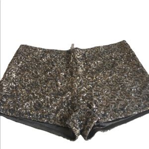 Party Shorts With Glitter